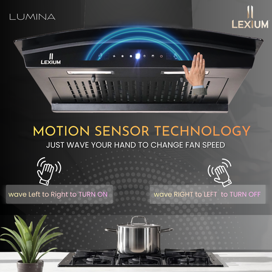 Lexium Lumina Range Hood 60cm Auto Clean Chimney