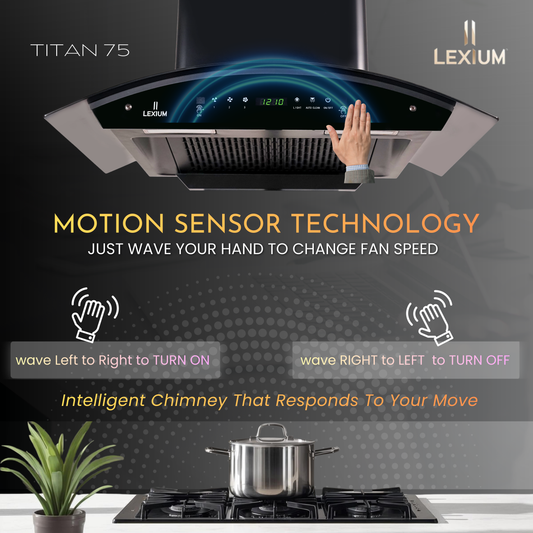 Lexium Titan Range Hood 60/75/90 Auto Clean Chimney