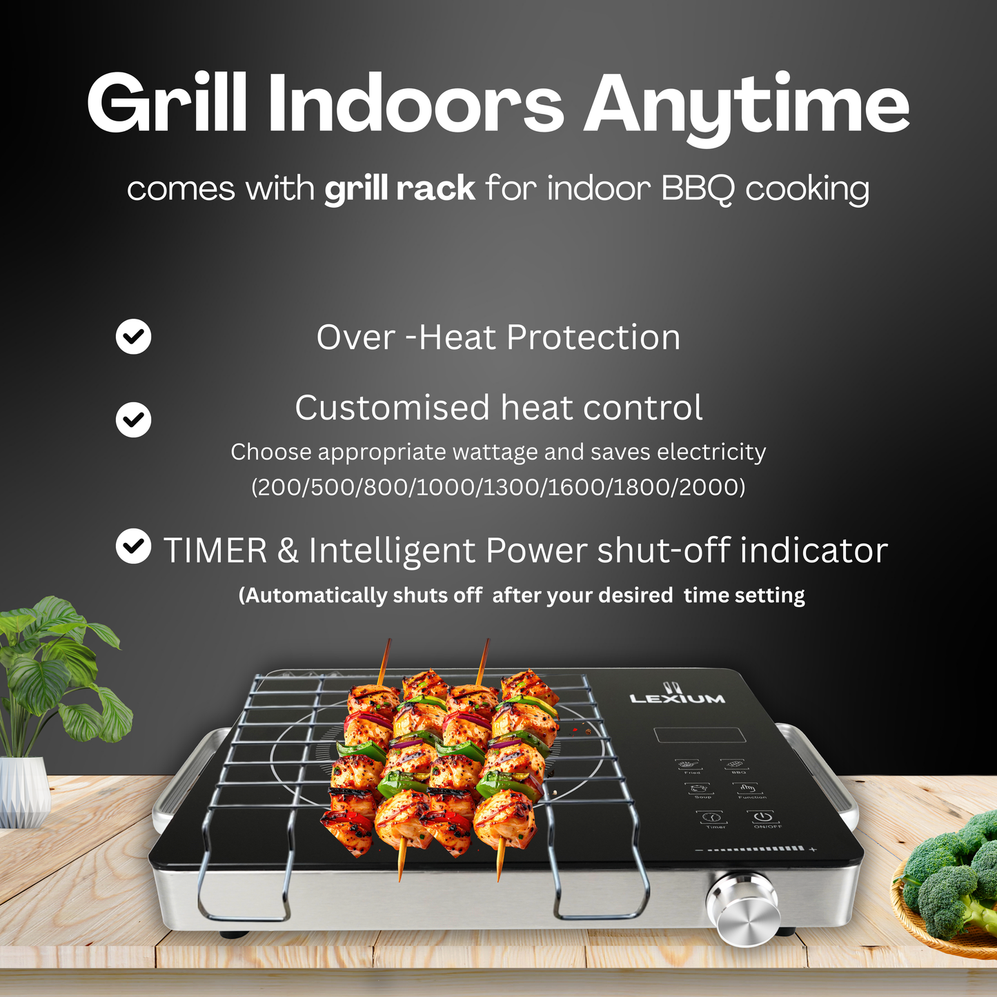 Lexium Nodea Plus 2200 W Infrared Cooktop