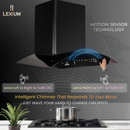 Lexium Titan Range Hood 75cm Auto Clean Chimney