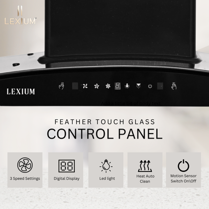 Lexium N Range Hood 60/75/90 Auto Clean Chimney