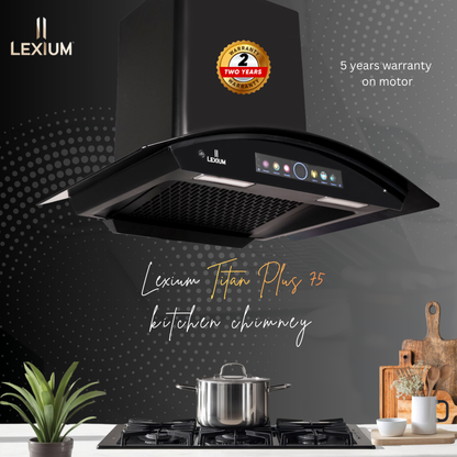 Lexium Titan Plus Range Hood 60/75/90 Auto Clean Chimney