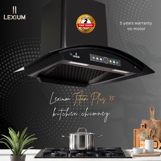 Lexium Titan Plus Range Hood 60/75/90 Auto Clean Chimney