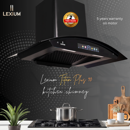 Lexium Titan Plus Range Hood 60/75/90 Auto Clean Chimney