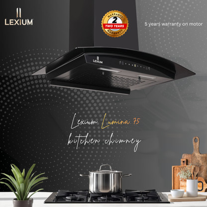 Lexium Lumina Range Hood 60/75/90 Auto Clean Chimney