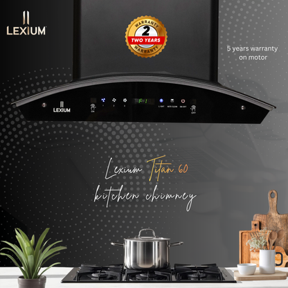 Lexium Titan Range Hood 60/75/90 Auto Clean Chimney