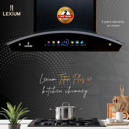 Lexium Titan Plus Range Hood 60/75/90 Auto Clean Chimney