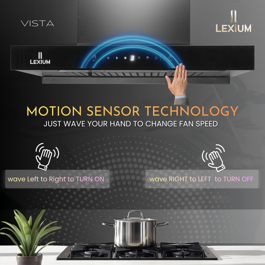 Lexium Vista Range Hood 60/75/90 Auto Clean Chimney