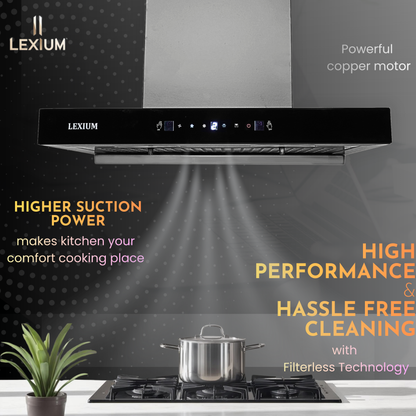 Lexium Linea Range Hood 60/75/90 Auto Clean Chimney