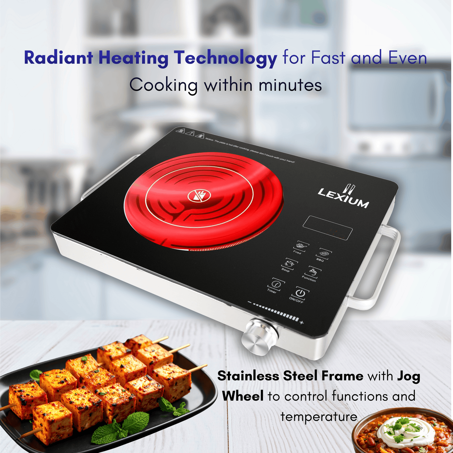 Lexium Nodea Plus 2200 W Infrared Cooktop