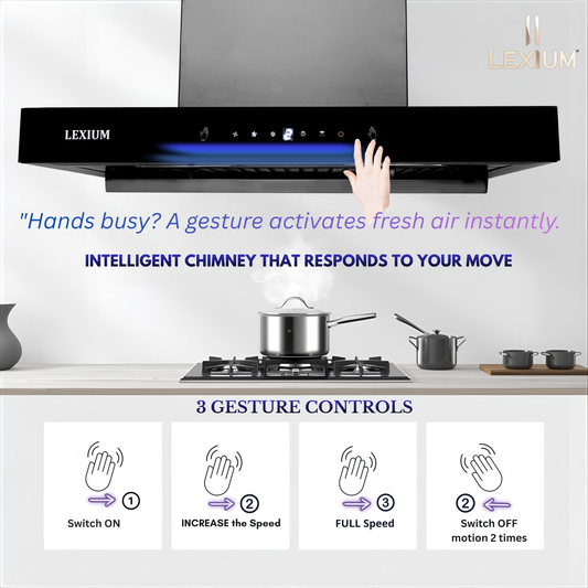 Lexium O Range Hood 60/75/90 Auto Clean Chimney