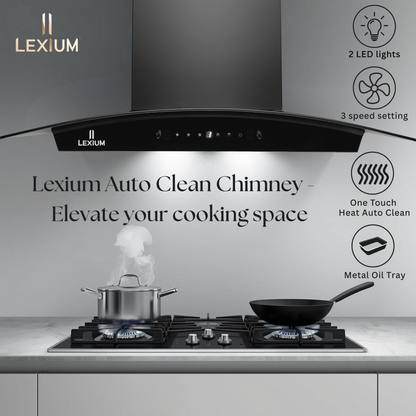 Lexium S Range Hood 60/75/90 Auto Clean Chimney