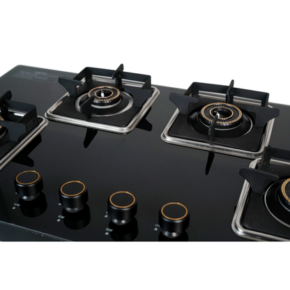 Lexium Futura 4B AI Hob with Brass Burners & Built-In Flame Guard