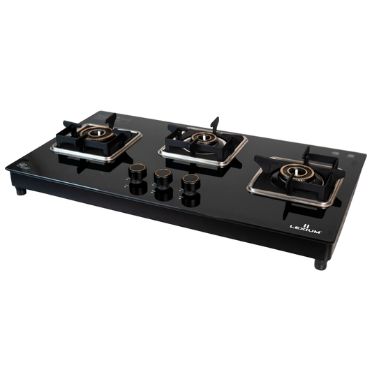 Lexium Futura 3B AI Hob with Brass Burners & Built-In Flame Guard