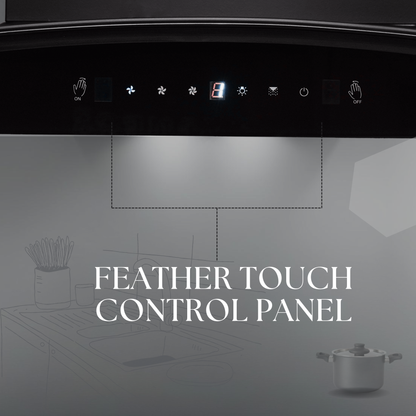 Lexium S Range Hood 60/75/90 Auto Clean Chimney