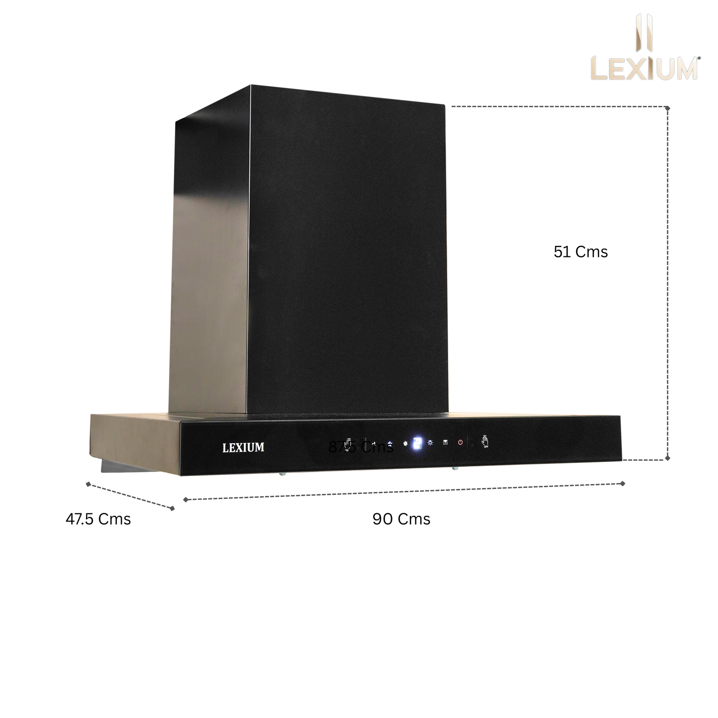 Lexium Orion Range Hood 60/75/90 Auto Clean Chimney