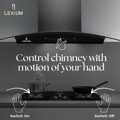 Lexium S Range Hood 60/75/90 Auto Clean Chimney