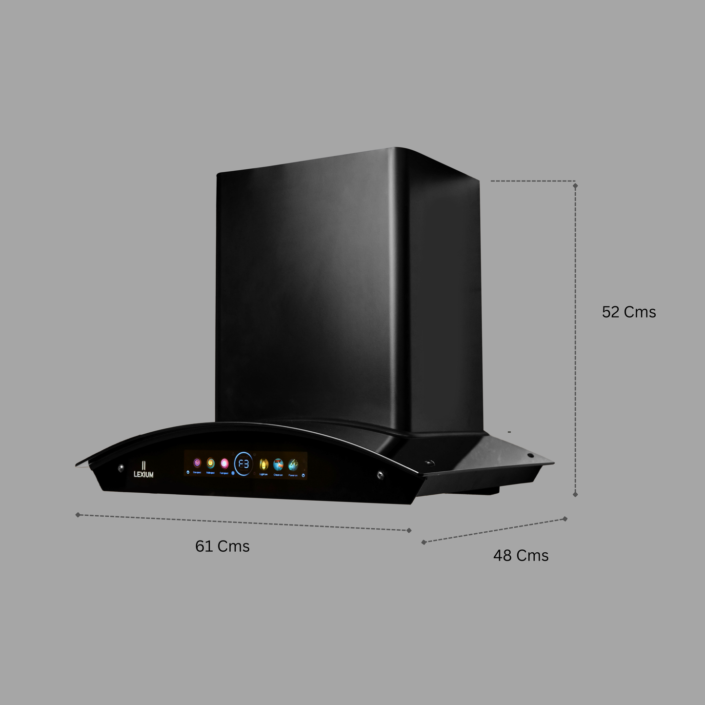 Lexium Titan Plus Range Hood 60/75/90 Auto Clean Chimney