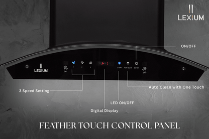 Lexium U Range Hood 60/75/90 Auto Clean Chimney
