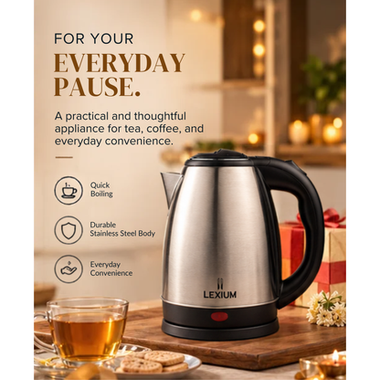 Lexium Pluto 1.8L Electric Kettle with Automatic Cut-Off