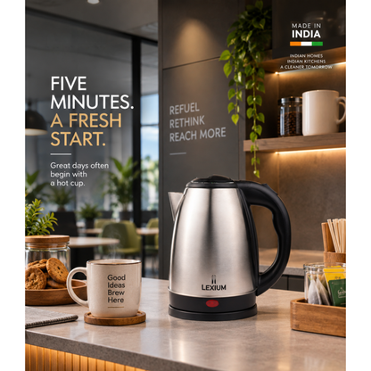 Lexium Pluto 1.8L Electric Kettle with Automatic Cut-Off